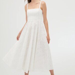 Hill House- The Margot Dress in Broderie Anglaise